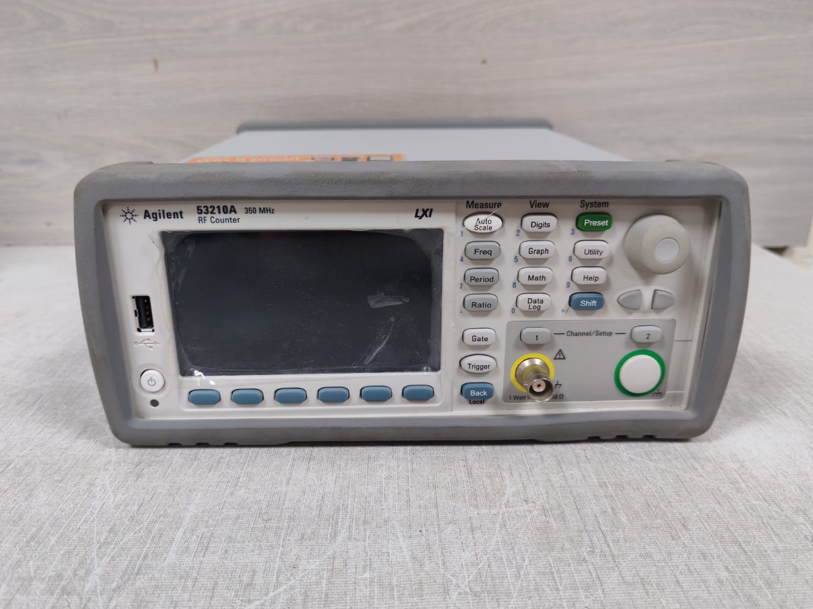 Agilent 53210A AGILENT TECHNOLOGIES 53210A F/W:01.09-1145.378-1 RF COUNTER 10