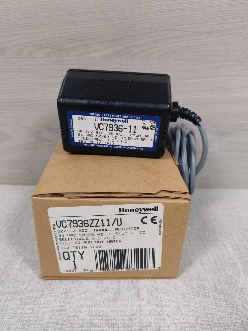 Honeywell VC7936ZZ11/U Honeywell VC7936-11 60/120-SEC.Modulating Actuator VC7936ZZ11/U 2