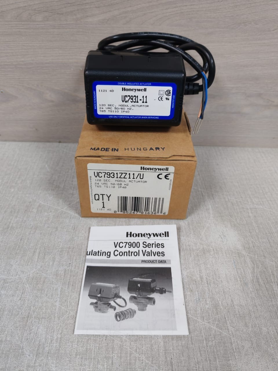 Honeywell VC7931-11 120-SEC.Modulating VC Valve Actuator VC7931ZZ11/U