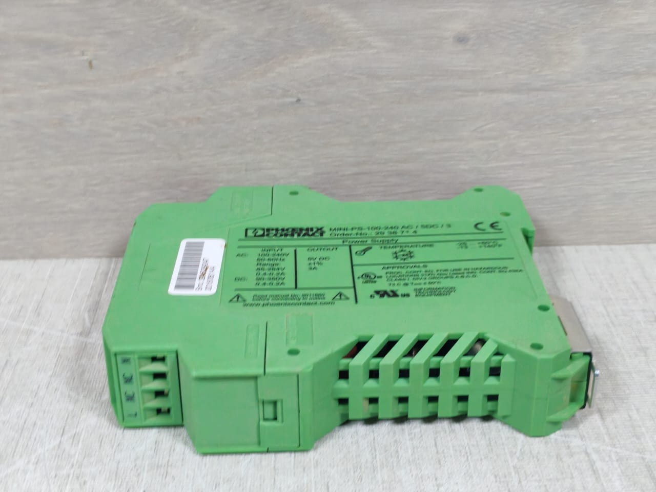 Phoenix Contact 2938714 Phoenix Contact MINI-PS-100-240AC/5DC/3 Power Supply 2938714 6