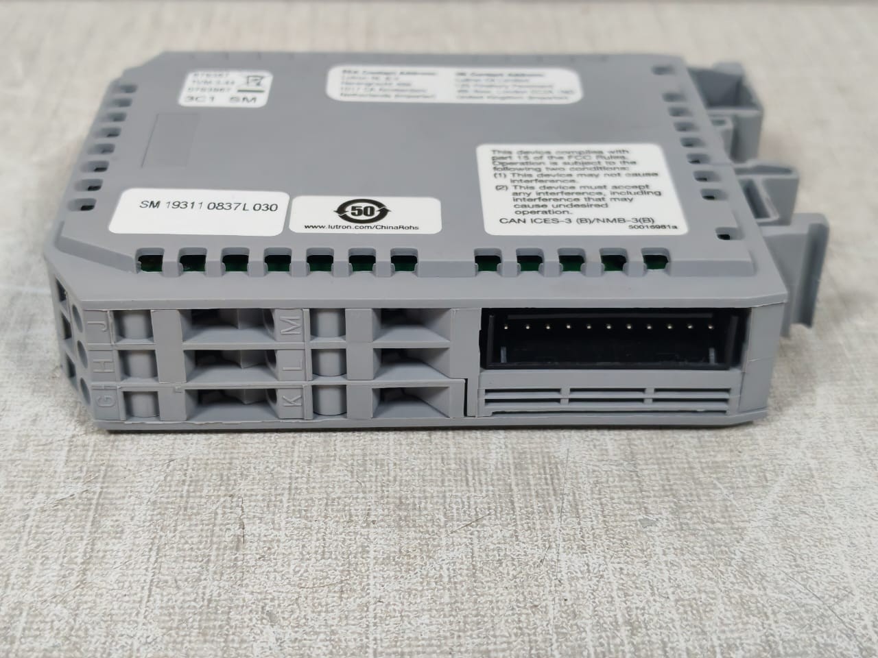 Lutron GRX-TVM2 LUTRON GRX-TVM2 GRAFIK EYE LOW VOLTAGE BALLAST CONTROL 10
