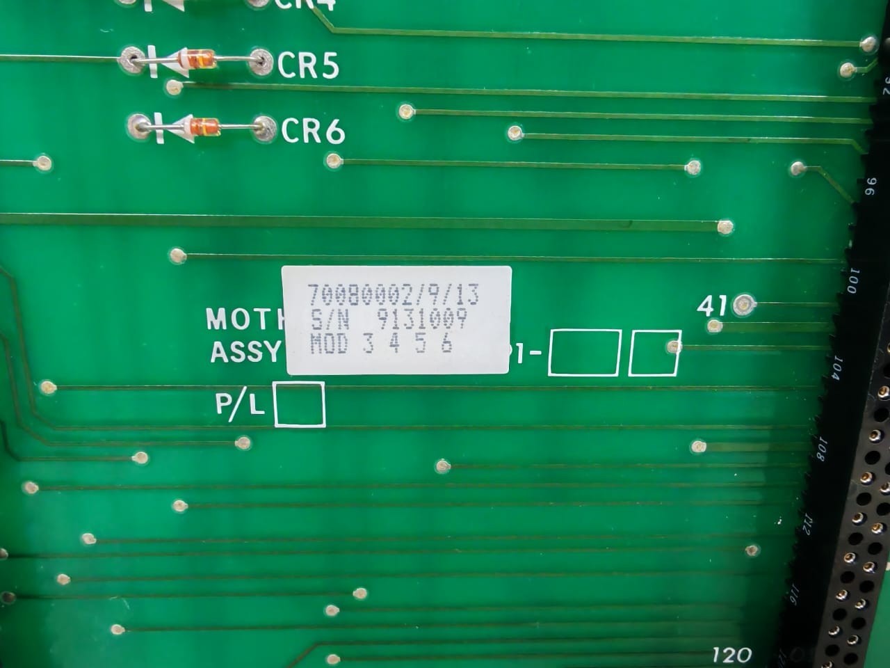Emerson BOARD-12 Emerson 70080002/9/13 Mother Board 12-787891-01 3