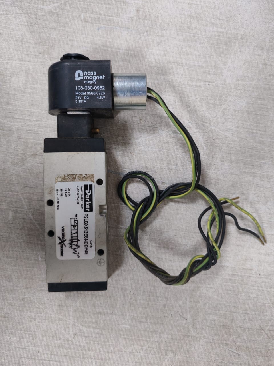 Parker P2LBX512ESNDDF49 with Nass Magnet 108-030-0952 0568/6726