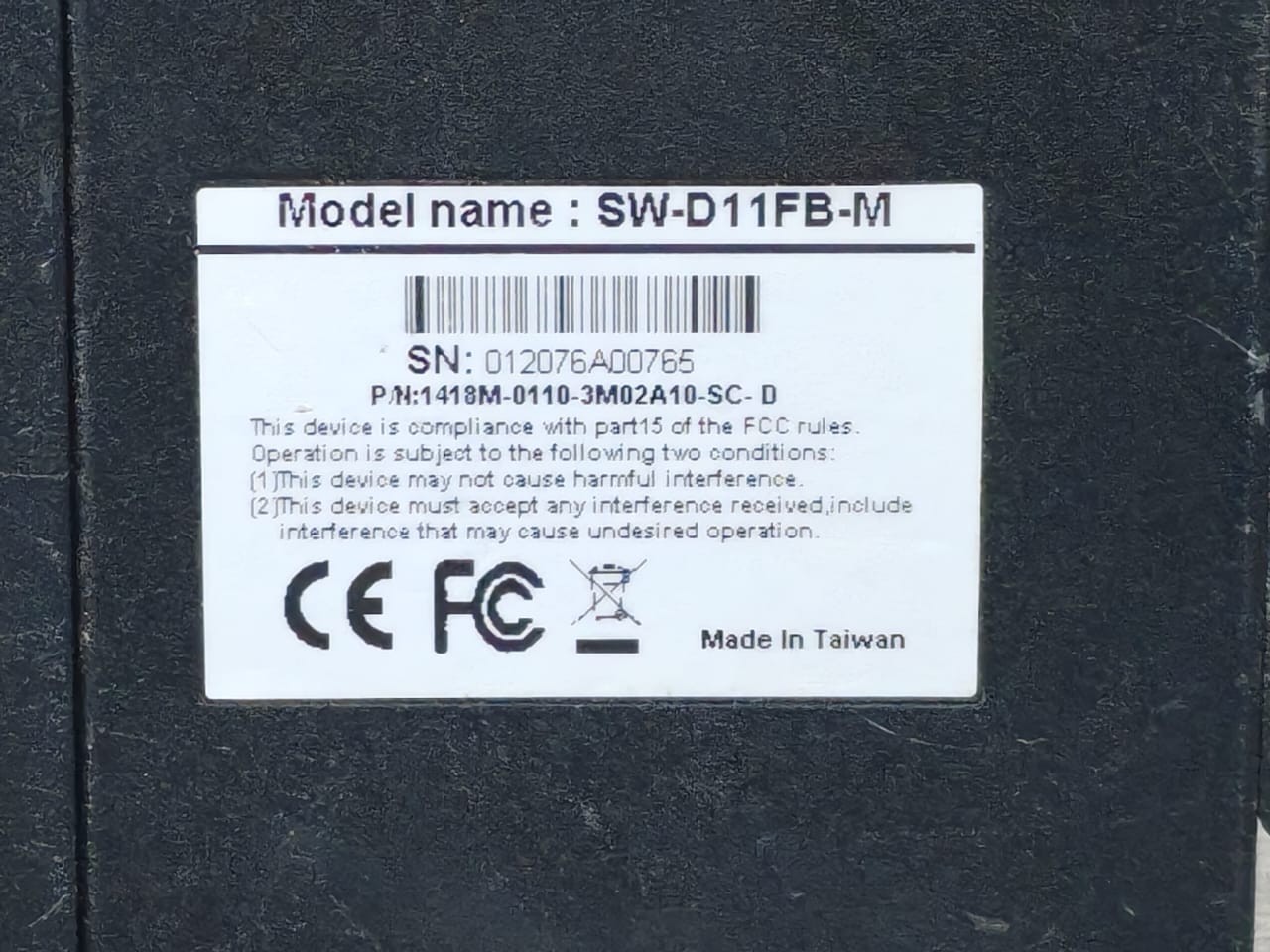 Media Converter D11FB-M SW-D11FB-M Industrial Media Converter 1418M-0110-3M02A10-SC-D 4