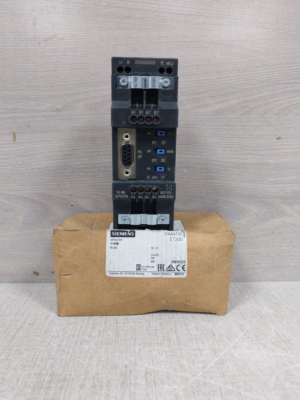 SIEMENS SIMATIC 6ES7 972-0AA02-0XA0 REPEATER RS485