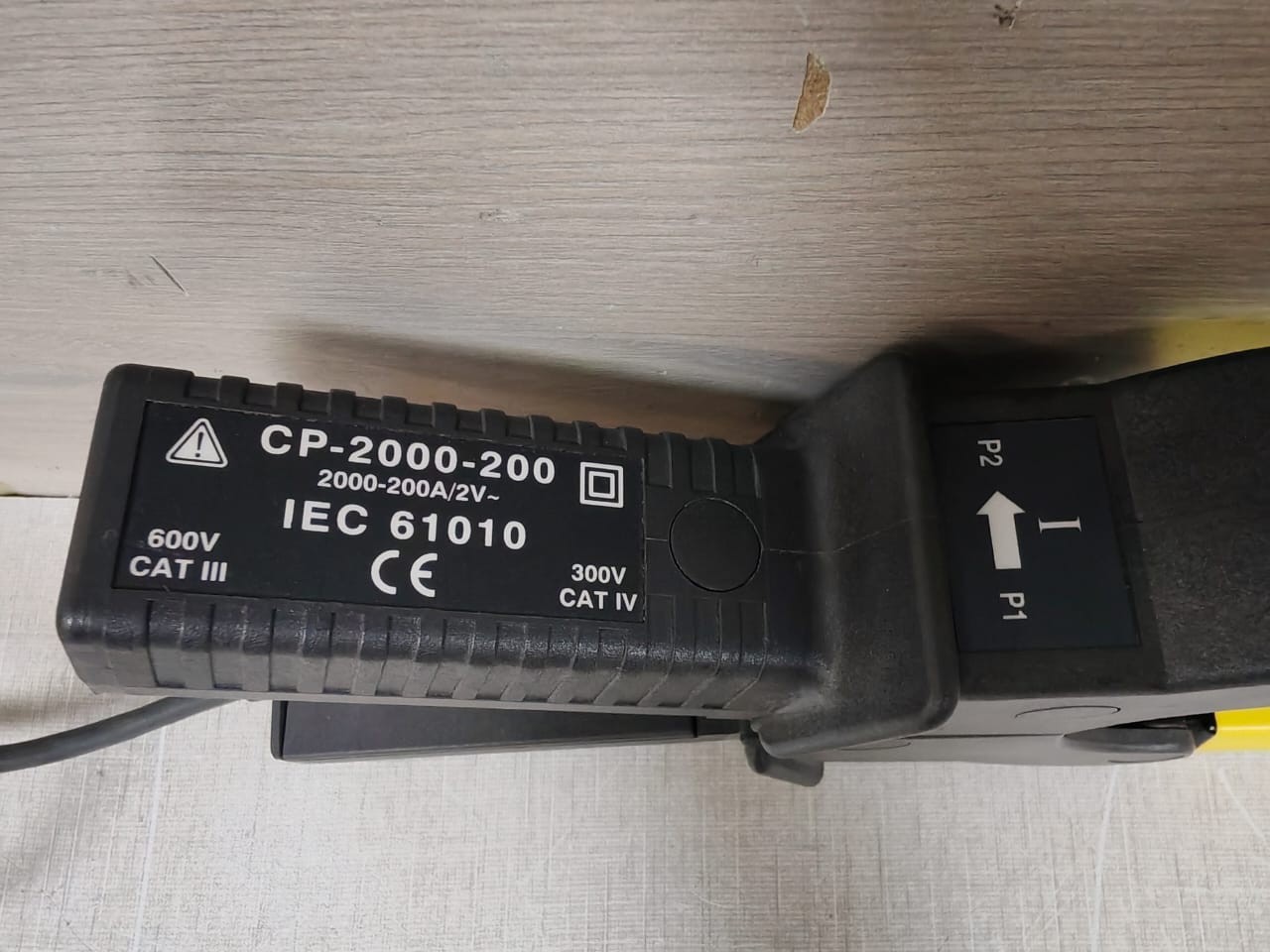 CIRCUTOR CP-2000-200 CIRCUTOR CP-2000-200 600V CAT III CURRENT CLAMP YELLOW 3