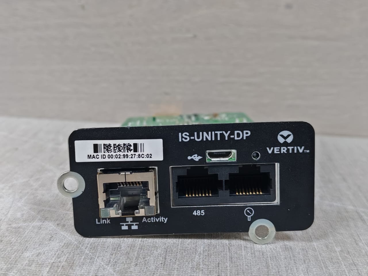 Vertiv Liebert 417831G/2 REV.44 Vertiv Liebert IS-UNITY-DP Communication Card 417831G/2 REV.44 2