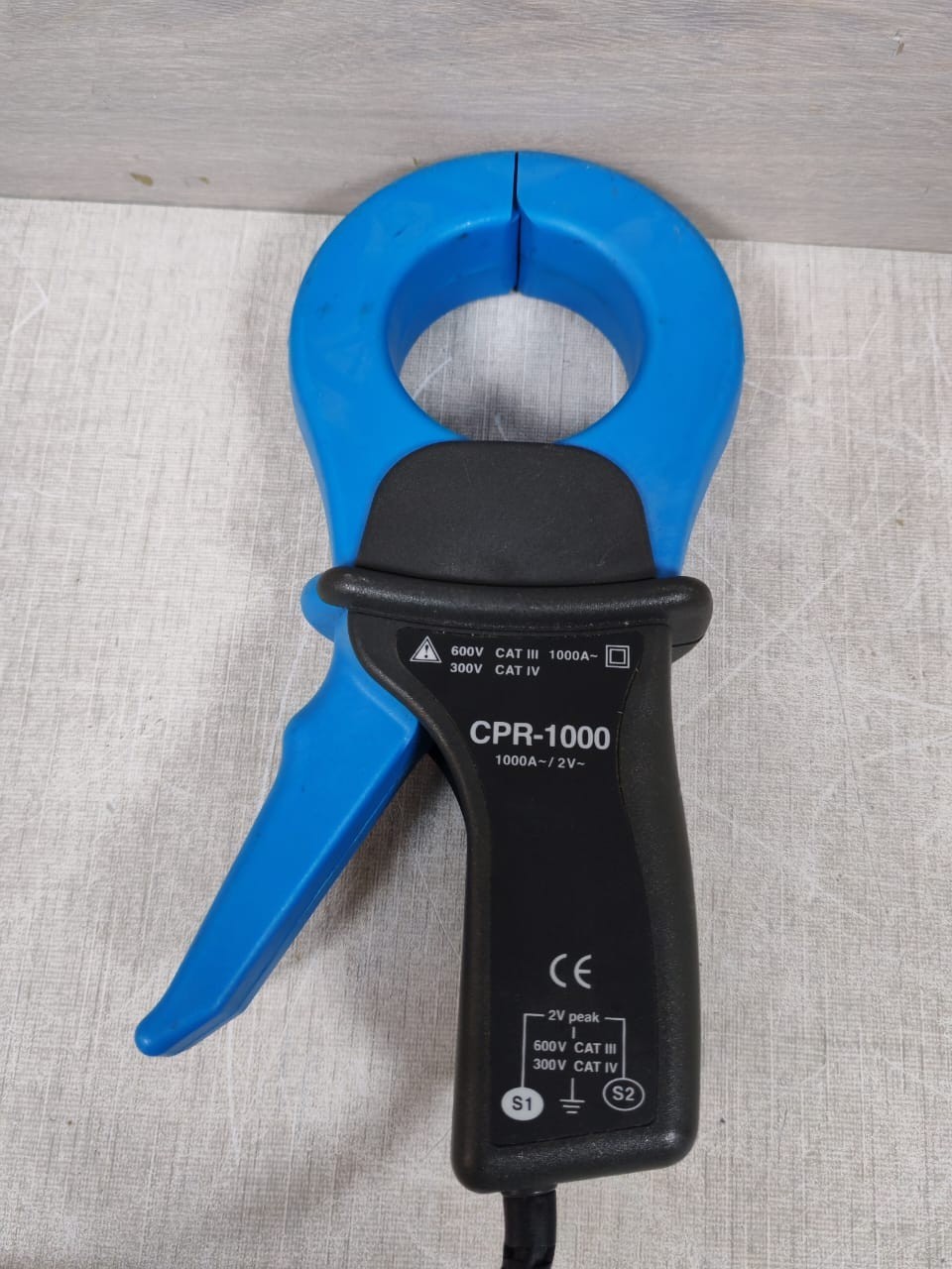 CIRCUTOR CPR-1000 CIRCUTOR CPR-1000 600V CAT III CURRENT CLAMP BLUE 3