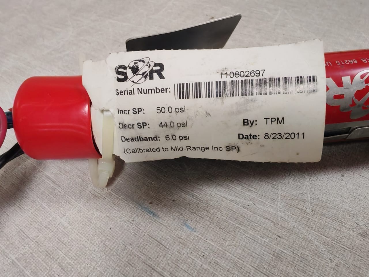 SOR 500136 / 500138 SOR 6AG-AF3-N4-C2A-TTNC 500136 / 500138 Pressure Switch 6