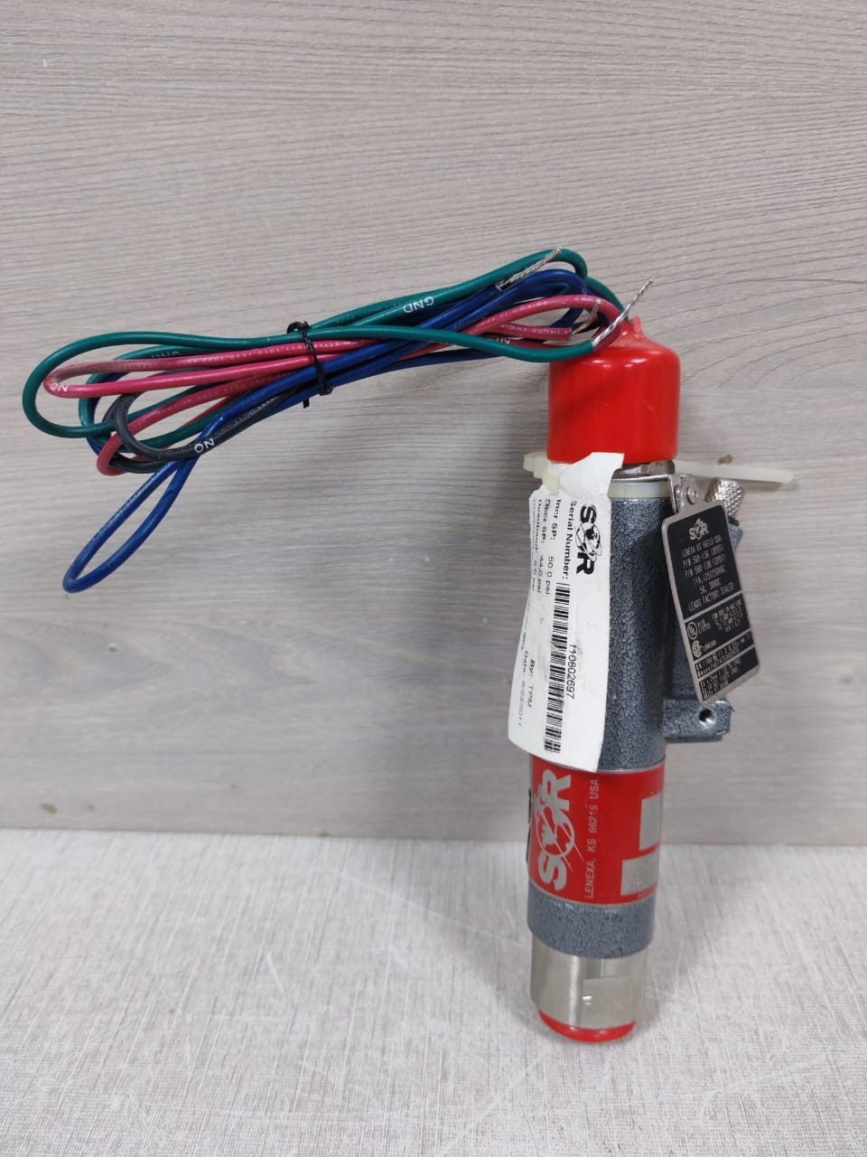 SOR 6AG-AF3-N4-C2A-TTNC 500136 / 500138 Pressure Switch