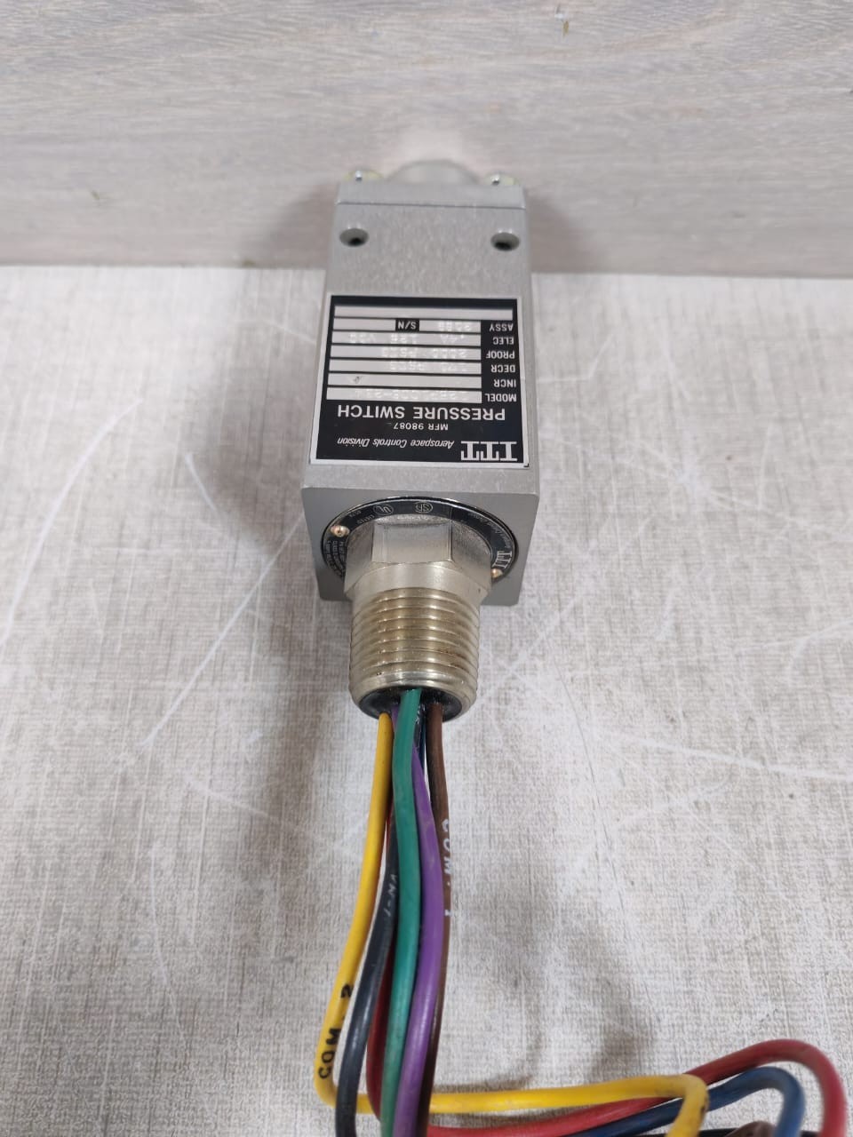 ITT 125P1CC6-234 ITT 125P1CC6-234 PRESSURE SWITCH 8