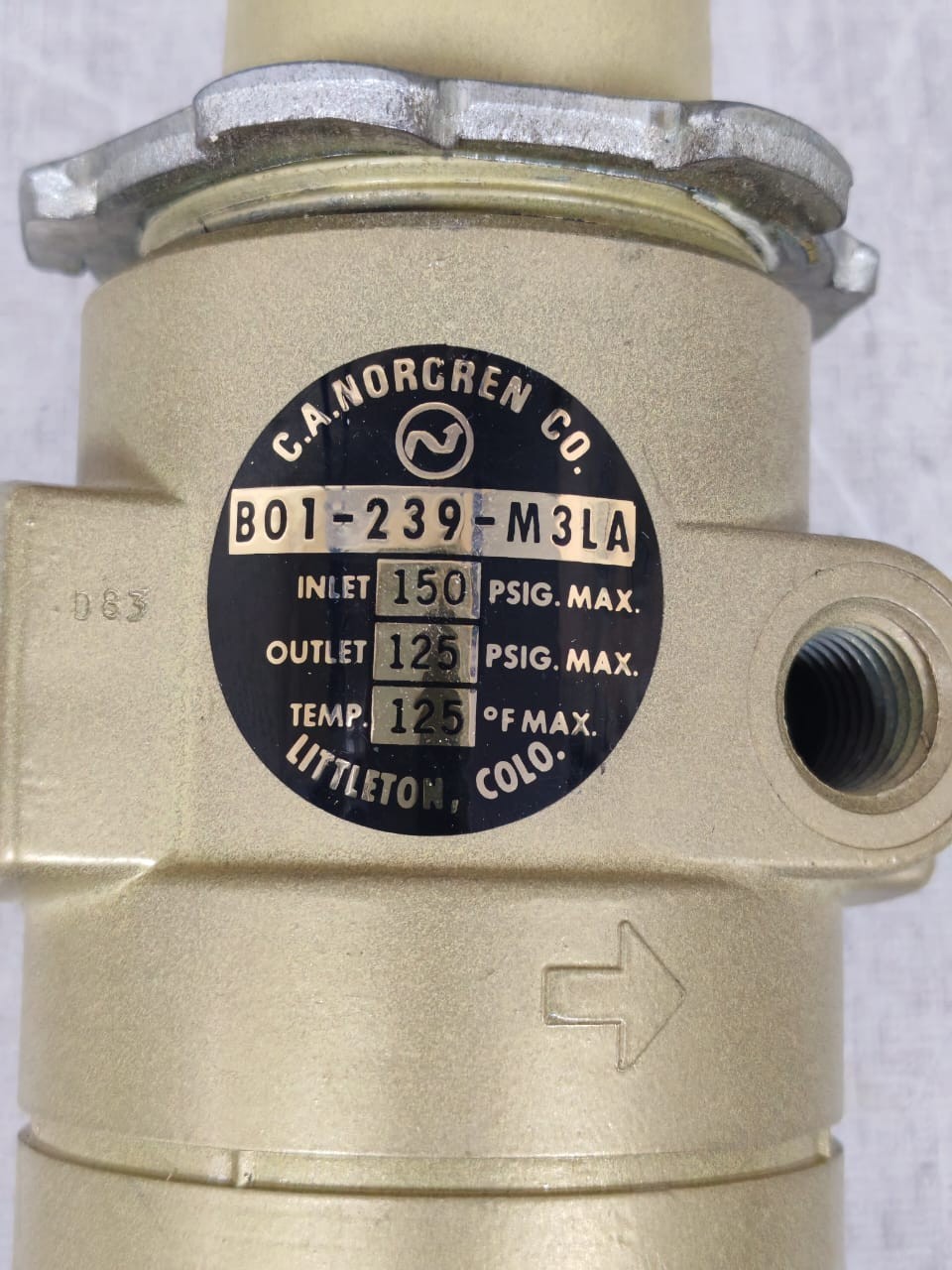 C.A. NORGREN B01-239-M3LA C.A. NORGREN B01-239-M3LA 5