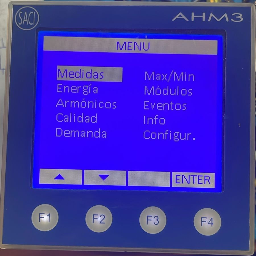 SACI AHM3-RC NETWORK ANALYZER 3X400/690 VAC max.45-65Hz