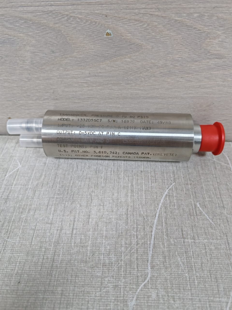 Rosemount 1332D5SC7 ROSEMOUNT 1332D5SC7 TRANSDUCER,PRESSURE 0 TO 40 PSID 3