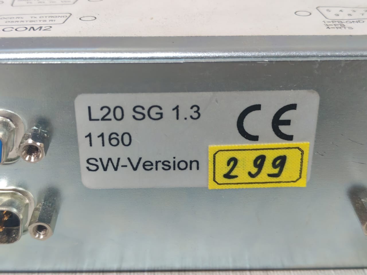 Libra L20 SG 1.3 Libra L20 SG 1.3 SW VERSION 299 Control Unit 2