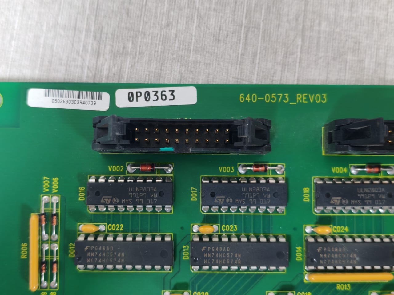 GUTOR BOARD-640 GUTOR 0P0363 PCB BOARD 640-0573 REV.03 2