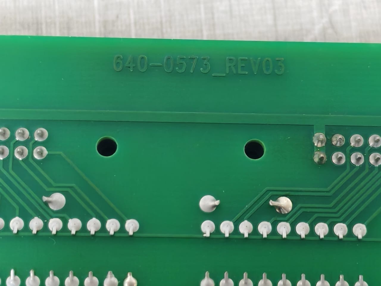 GUTOR BOARD-640 GUTOR 0P0363 PCB BOARD 640-0573 REV.03 8
