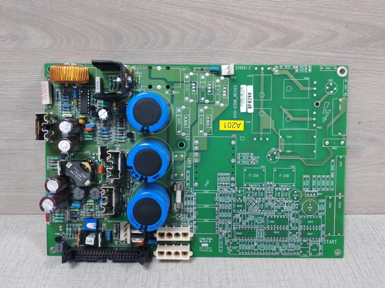 GUTOR 0P0280 PCB CIRCUIT BOARD 640-0398 REV.03