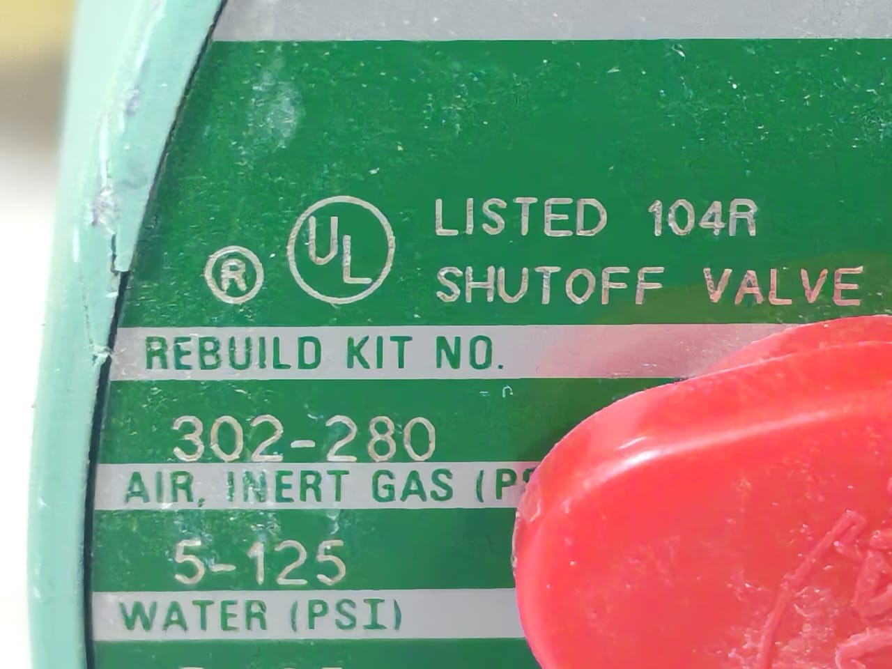 ASCO VALVE-302 ASCO MP-C-080 238210-032-D Shutoff Valve 302-280 10