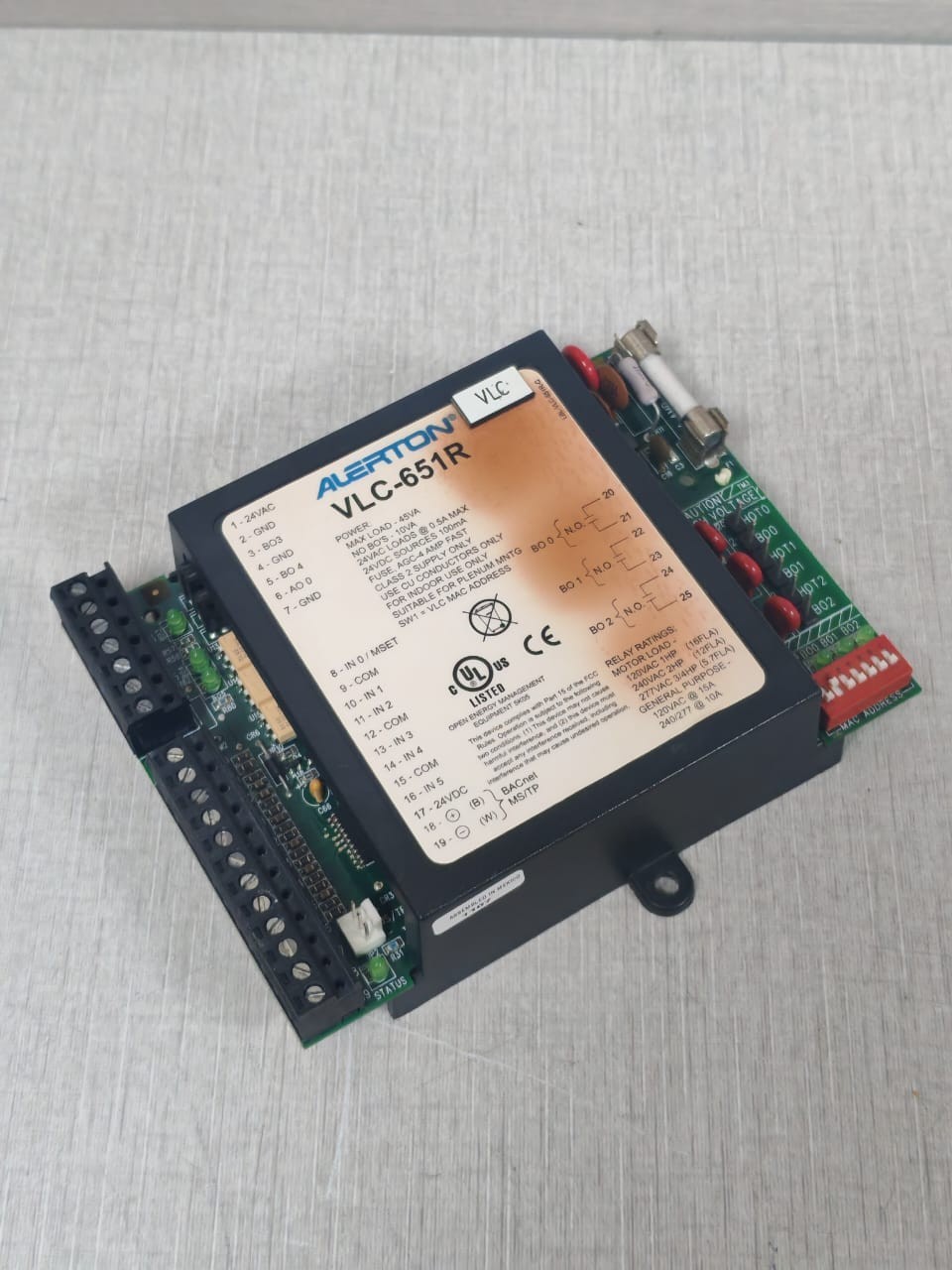Alerton VLC-651R / VLC-651RZ-K-F ALERTON VLC-651R / VLC-651RZ-K-F CONTROLLER 5