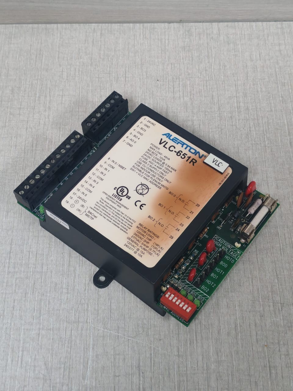 Alerton VLC-651R / VLC-651RZ-K-F ALERTON VLC-651R / VLC-651RZ-K-F CONTROLLER 6