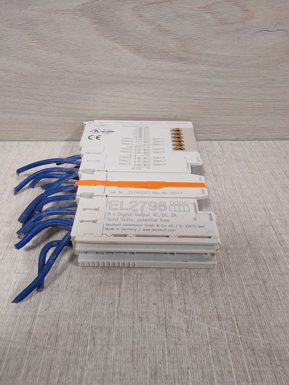 BECKHOFF EL2798 BECKHOFF EL2798 DIGITAL OUTPUT TERMINAL REV.0017 3