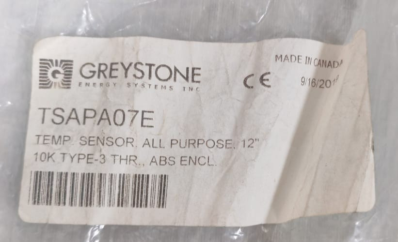 Greystone TSAPA07E GREYSTONE TSAPA07E TEMPERATURE SENSOR ALL PURPOSE 12" 4