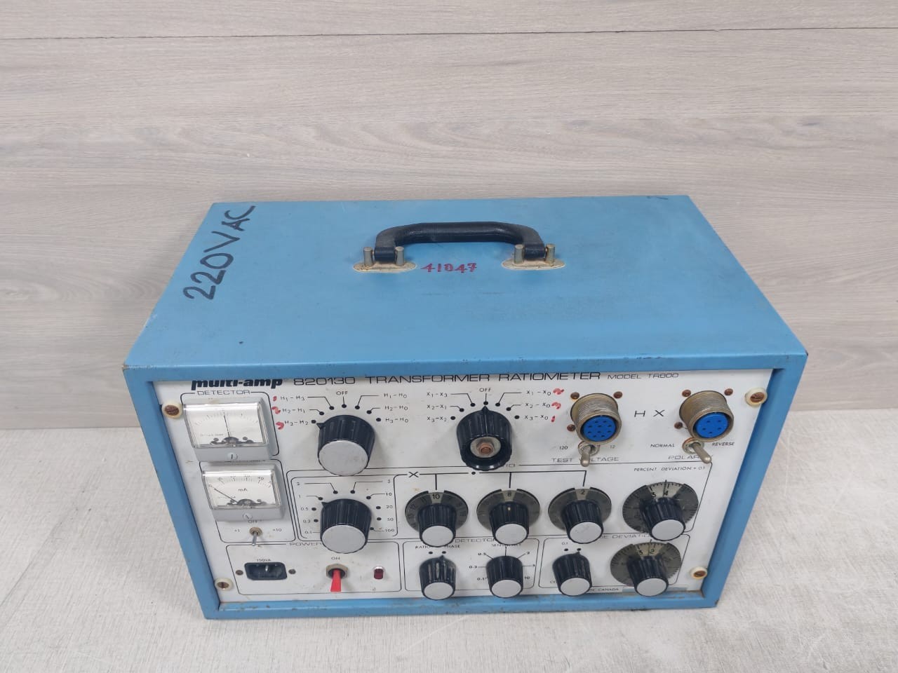 Multi-Amp 820130 Multi-Amp 820130 Transformer Ratiometer Model TR800 3