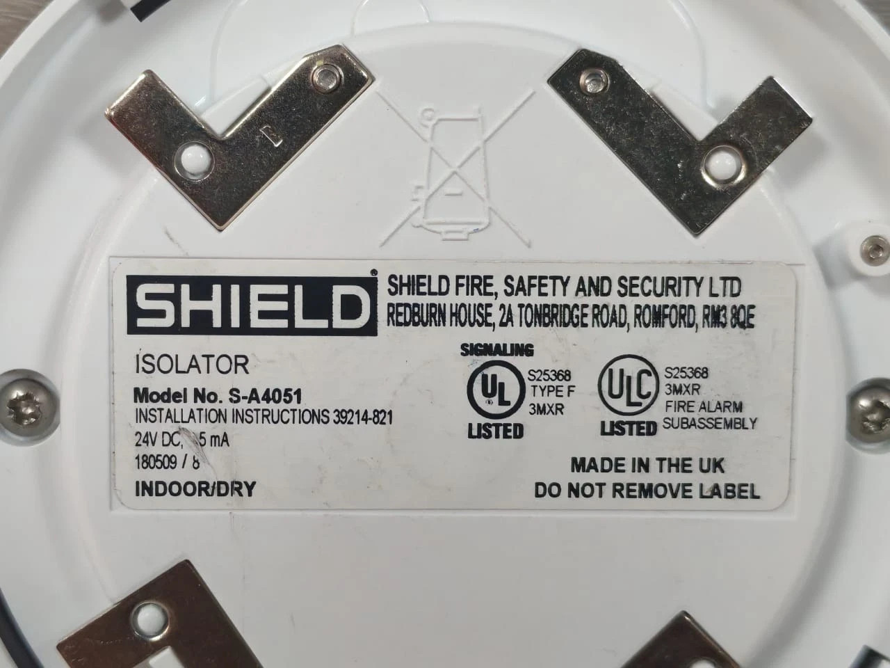 Shield S-A4002 Shield S-A4051 Isolator Module with S-A4002 Isolator Base 3