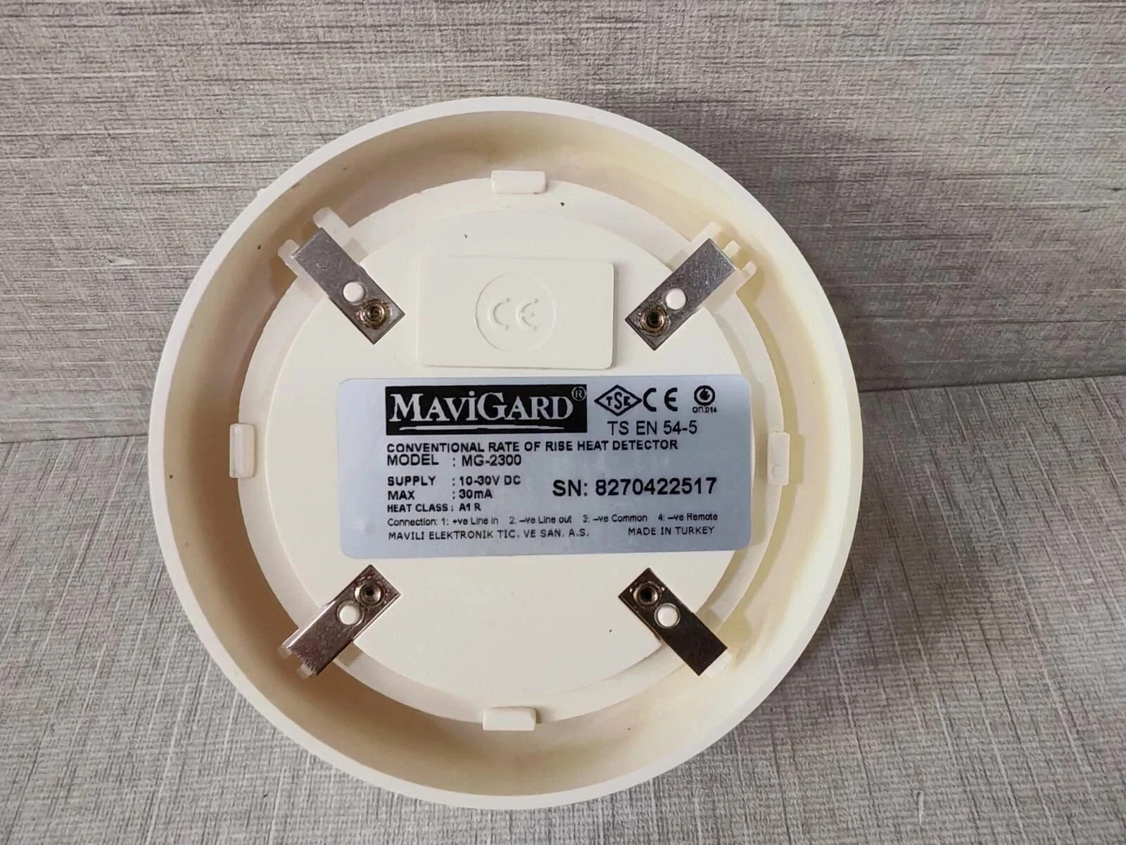 MAVIGUARD MG-300 MAVIGUARD MG-300 CONVENTIONAL RATE OF RISE HEAT DETECTOR 2