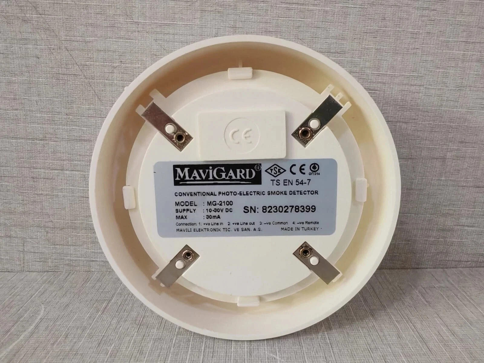 MAVIGUARD MG-2100 MAVIGUARD MG-2100 CONVENTIONAL PHOTO-ELECTRIC SMOKE DETECTOR 6
