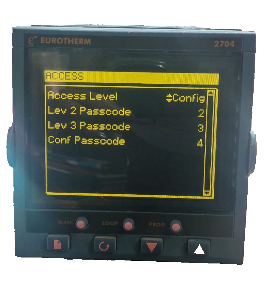 EUROTHERM 2704/VL/321/XX/TP/AM/XX/PV/A2... EUROTHERM 2704 V6.51 2704/VL/321/XX/TP/AM/XX/PV/A2...TEMP.CONTROLLER 24V 5