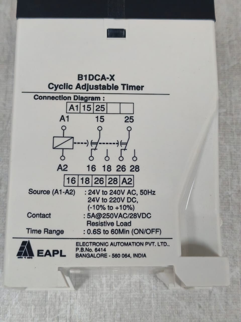 EAPL B1DCA-X EAPL B1DCA-X CYCLIC ADJUSTABLE TIMER 8