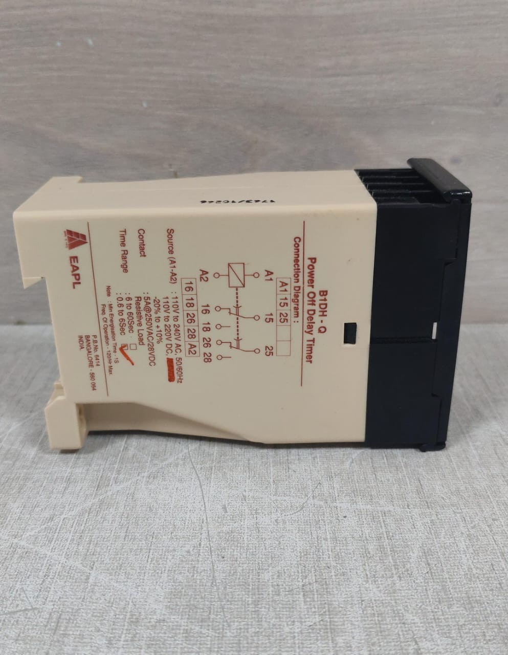 EAPL B1DH-Q EAPL B1DH-Q POWER OFF DELAY TIMER RELAY 24VDC 7