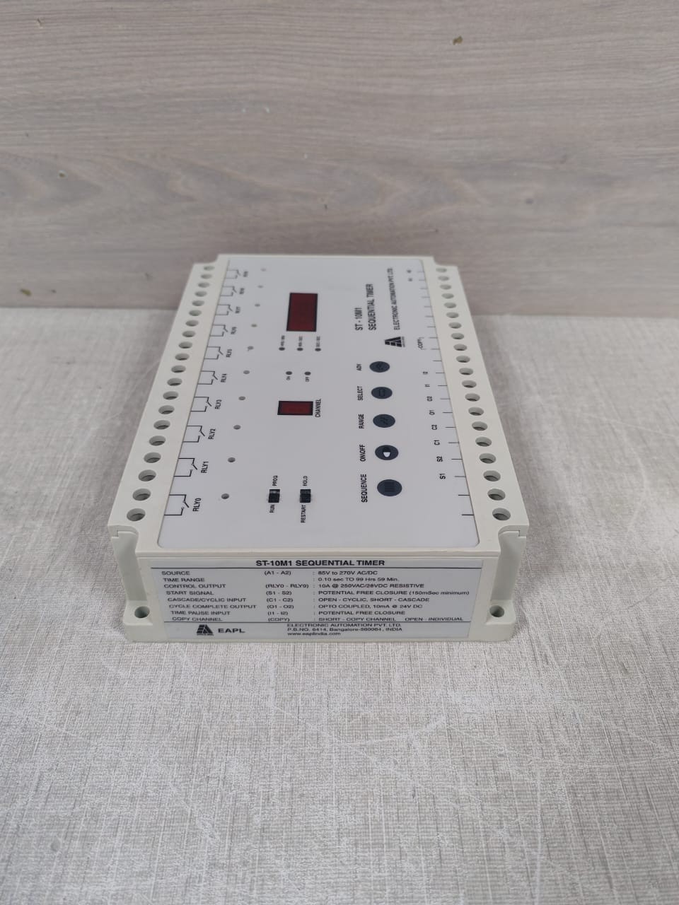 EAPL ST-10M1 EAPL ST-10M1 SEQUENTIAL TIMER 10