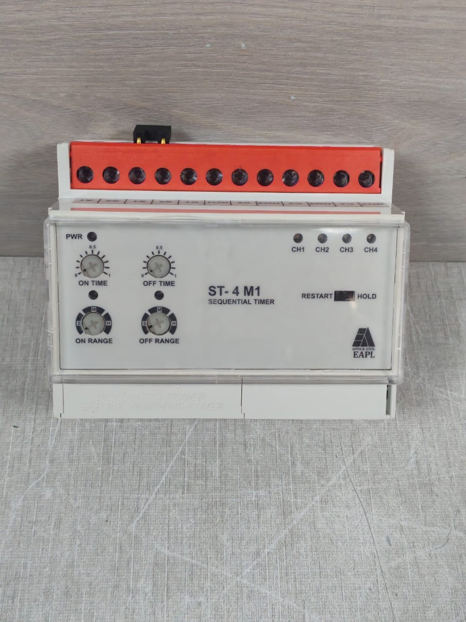 EAPL ST-4M1 V2.0 EAPL ST-4M1 V2.0 SEQUENTIAL TIMER 240V 2