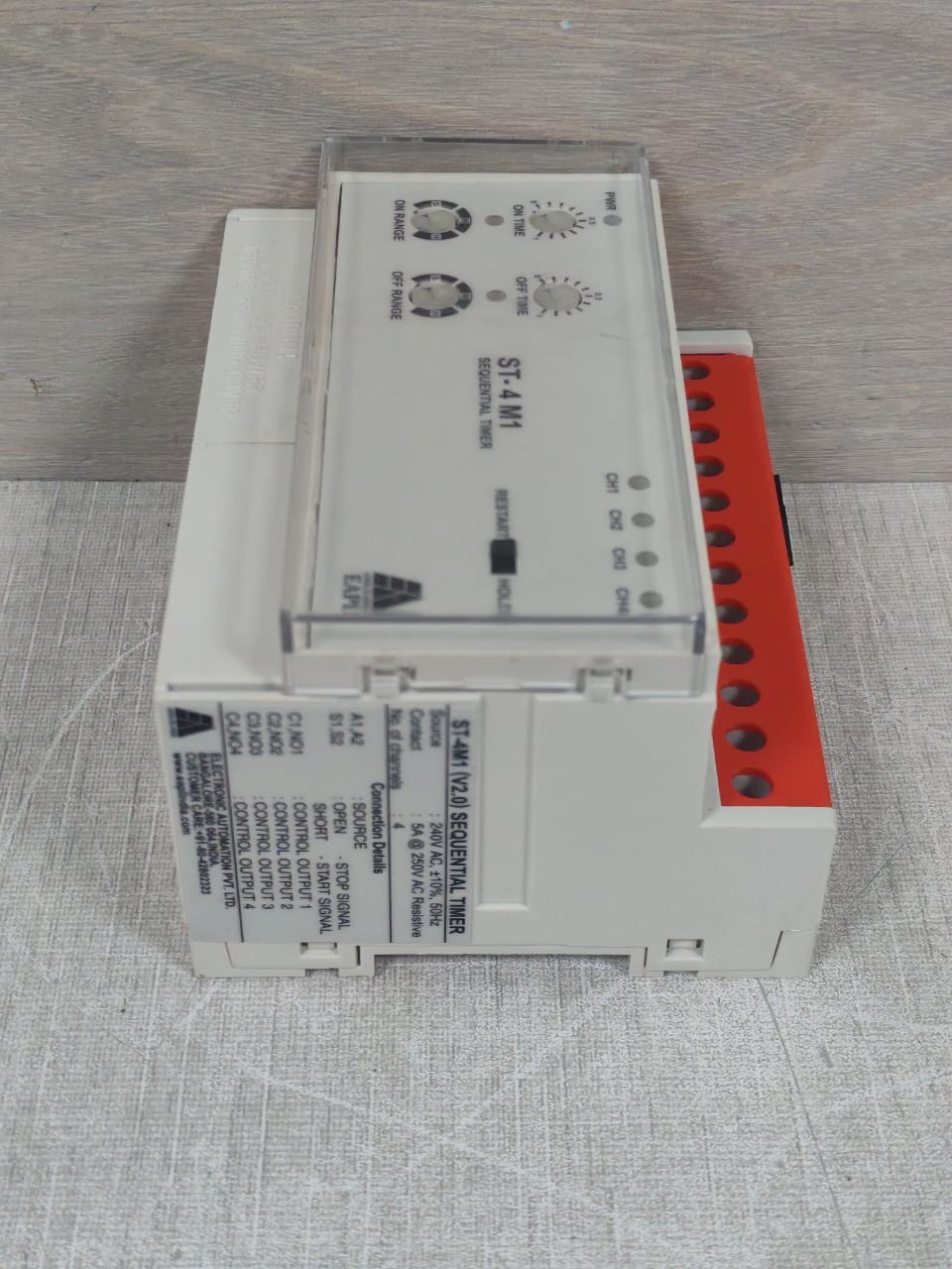 EAPL ST-4M1 V2.0 EAPL ST-4M1 V2.0 SEQUENTIAL TIMER 240V 7