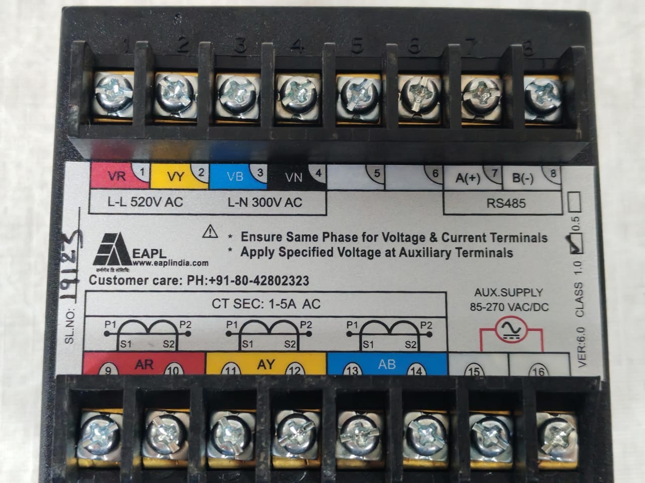 EAPL EMS-01 EAPL EMS-01 THREE PHASE ENERGY METER VER.6.0 10