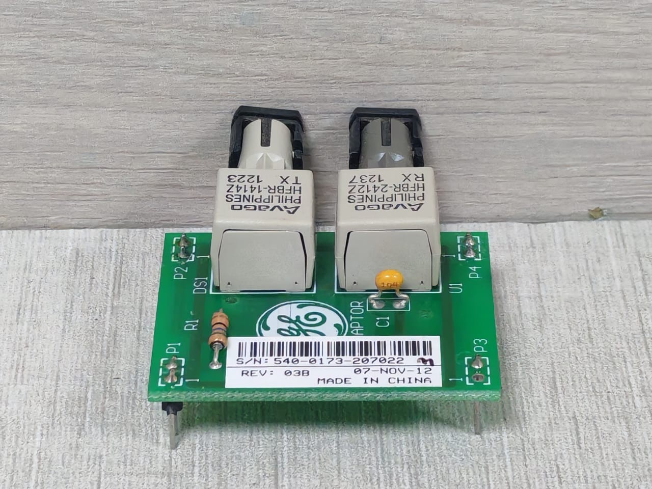 GE 820-0231 Rev.0 GE 820-0231 Rev.0 Fiber Optic Transmitter 4