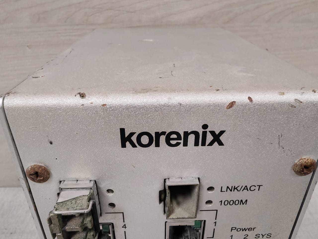 KORENIX TECHNOLOGY JETNET  6059G-W HW VERSION 1.1 KORENIX TECHNOLOGY JETNET 6059G/ 6059G-W HW VERSION 1.1 ETHERNET SWITCH 24VDC 2