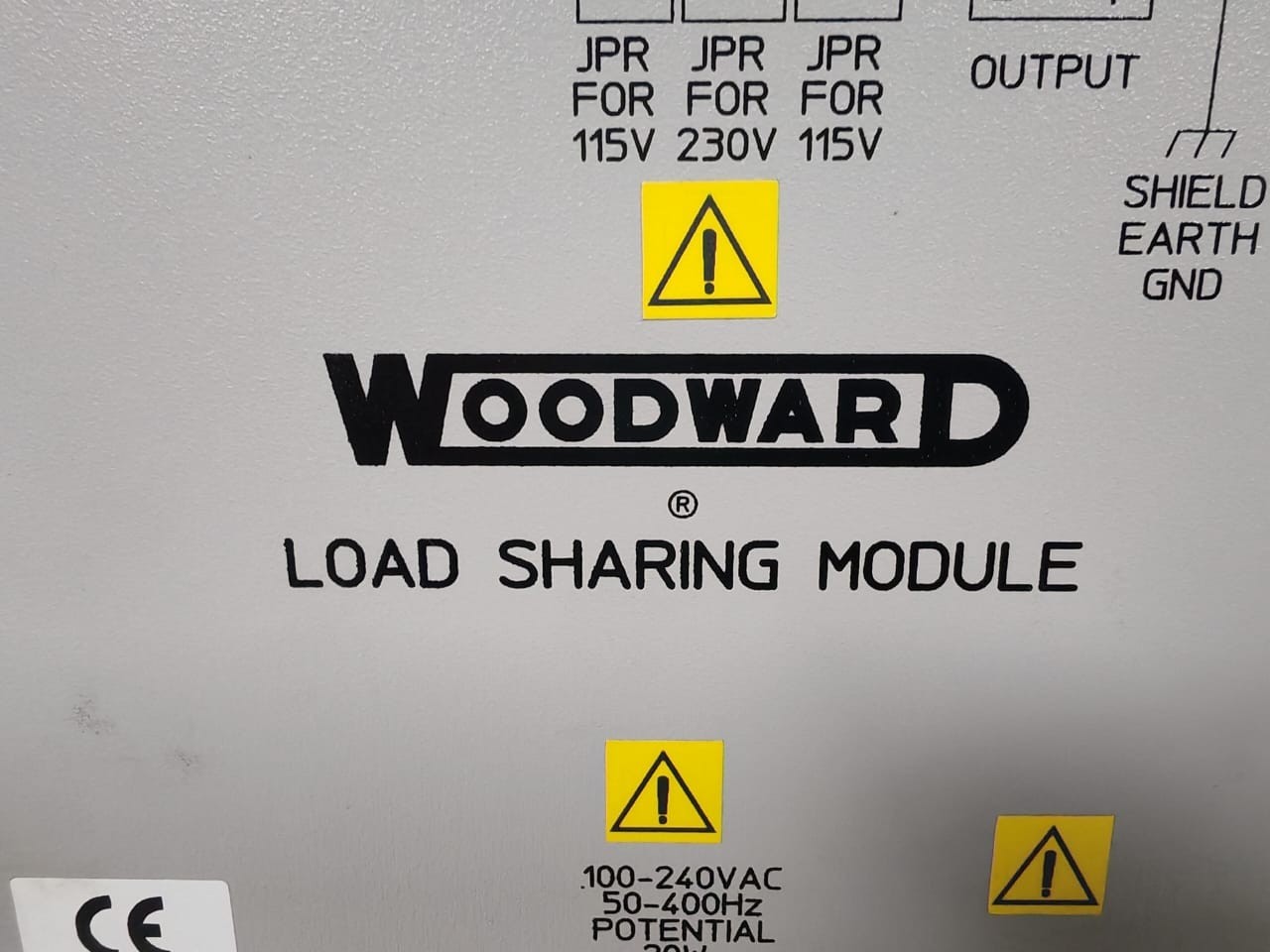 Woodward 9907-173 REV C WOODWARD 9907-173 REV C LOAD SHARING MODULE 120VAC 2