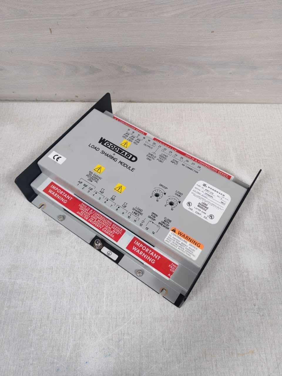 Woodward 9907-173 REV C WOODWARD 9907-173 REV C LOAD SHARING MODULE 120VAC 4