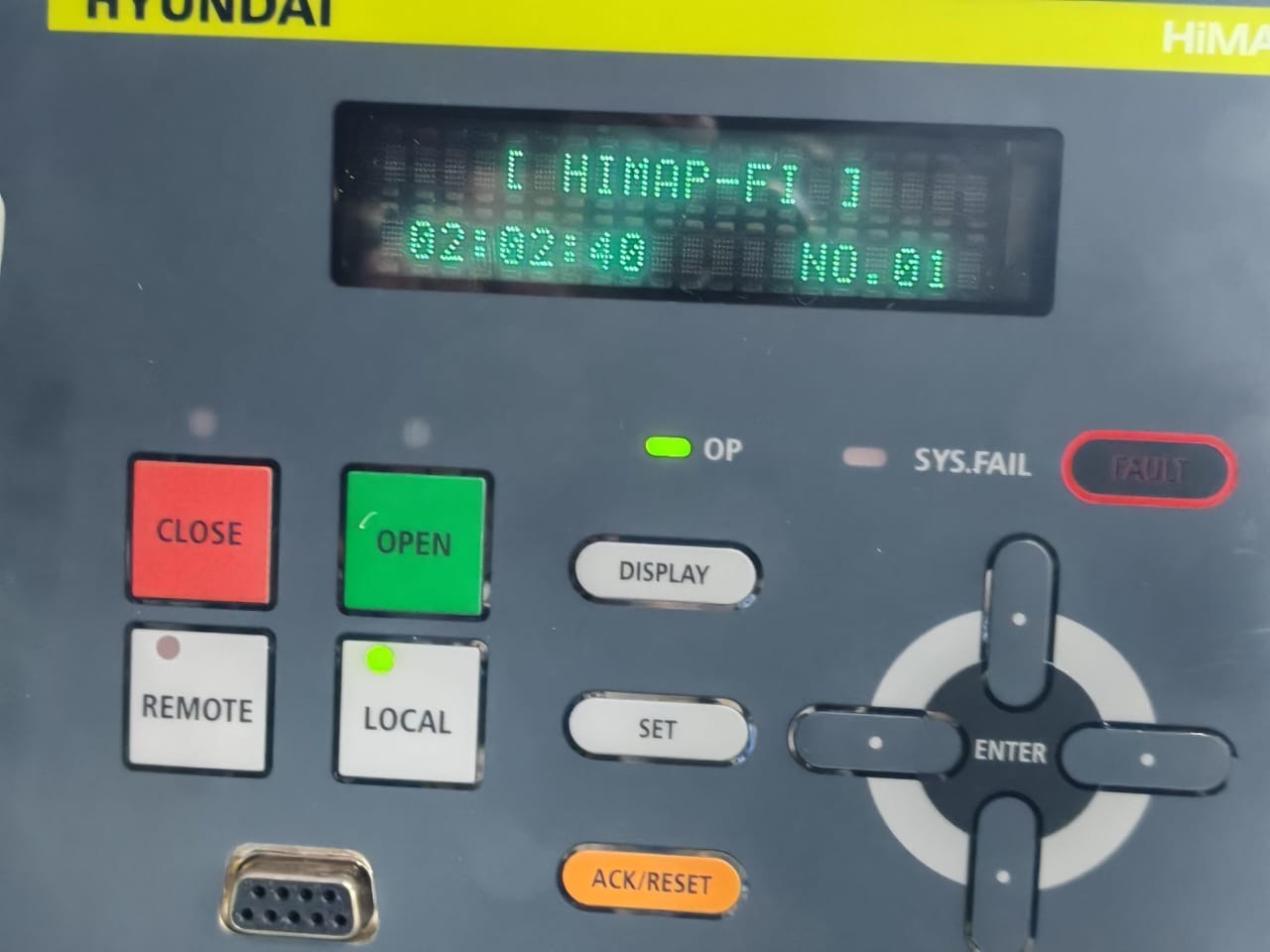 Hyundai HIMAP-FI HYUNDAI HiMAP-FI INTELLIGENT MEASURING & PROTECTION DEVICE 48V 4