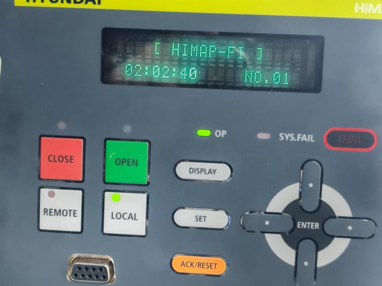 HYUNDAI HiMAP-FI INTELLIGENT MEASURING & PROTECTION DEVICE 48V