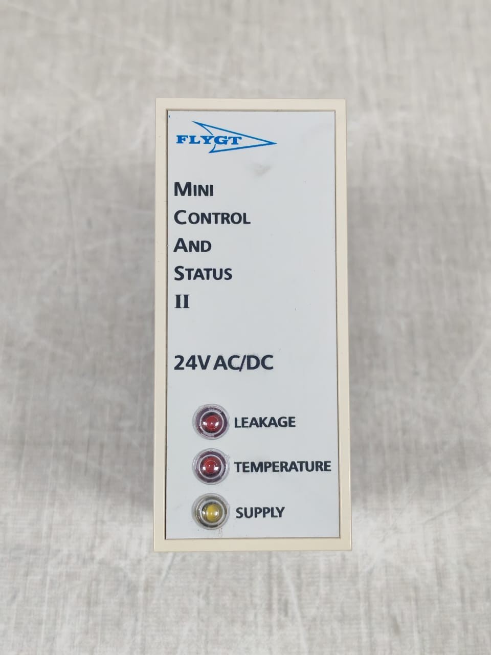 FLYGT 835857 VER.96001 FLYGT MINI CONTROL AND STATUS II P/N 835857 VER.96001 PUMP SENSOR MONITOR 24VDC 2