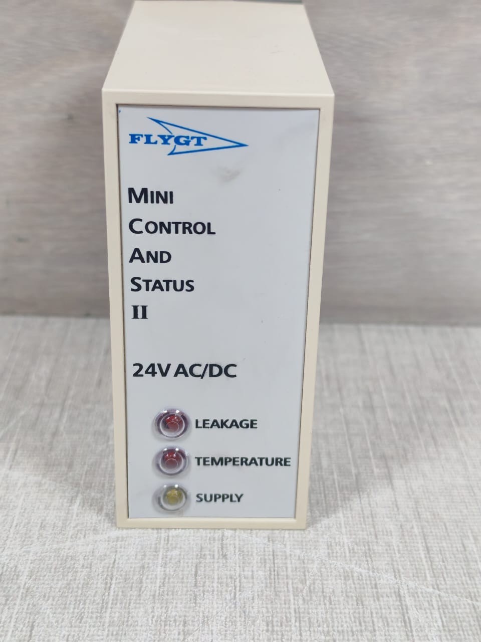 FLYGT 835857 VER.96001 FLYGT MINI CONTROL AND STATUS II P/N 835857 VER.96001 PUMP SENSOR MONITOR 24VDC 3