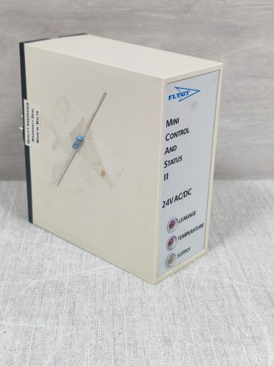 FLYGT 835857 VER.96001 FLYGT MINI CONTROL AND STATUS II P/N 835857 VER.96001 PUMP SENSOR MONITOR 24VDC 4