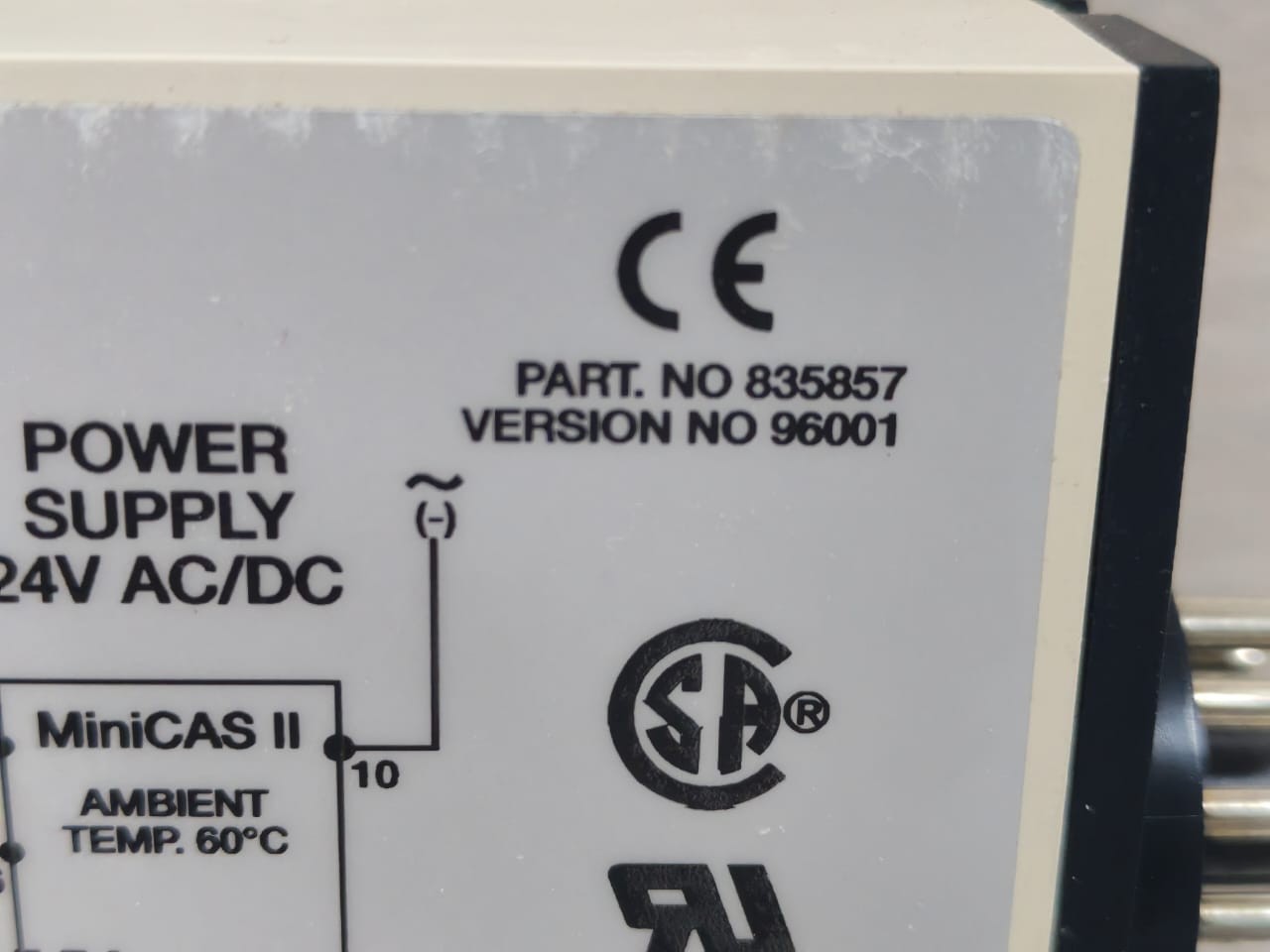 FLYGT 835857 VER.96001 FLYGT MINI CONTROL AND STATUS II P/N 835857 VER.96001 PUMP SENSOR MONITOR 24VDC 6