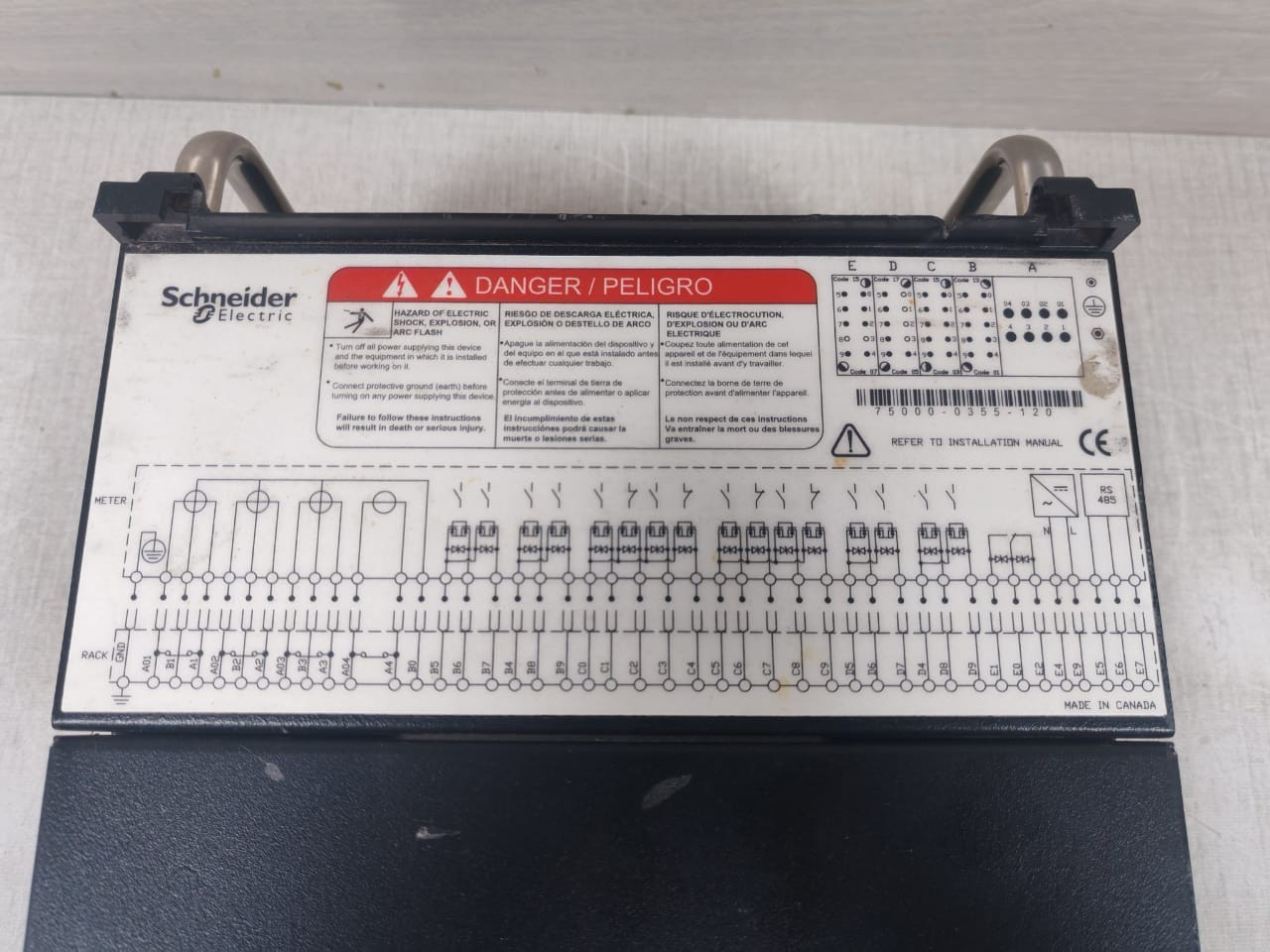 Schneider Electric 1703A044 SCHNEIDER ELECTRIC MN-1703A044-01 CONTROLLER 10