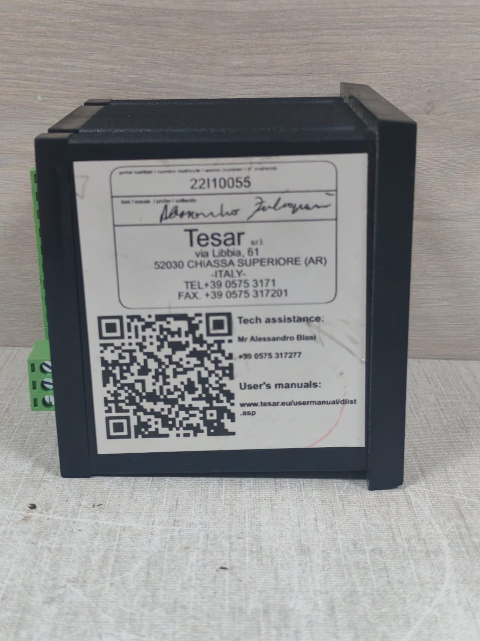 TESAR TSX 1 TESAR TSX 1 THERMAL PROTECTION DEVICE - W/O ORIGINAL BOX 9